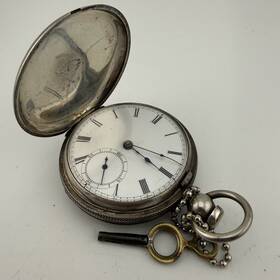 Fapw674 Waltham 1877 Coin Silver Grade Broadway Watch Size 18s Working Needs Serviced