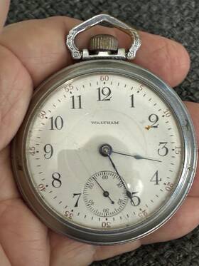 1906 Waltham G625 Antique 16s Pocket Watch Grade 17j Not Working