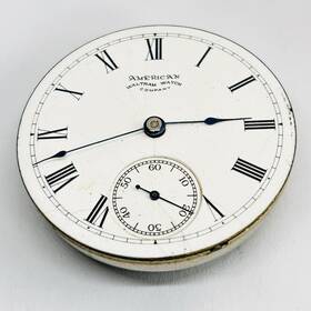 N3429838 Waltham 1887 18s 15j G-no.25 Pocket Watch Movement Parts Repair S/n3429838