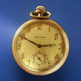 Njl025699 Waltham 17 Jewel Pocket Watch Model 1894 Size 12 Grade 225 Running