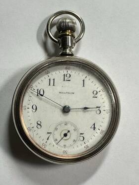Pw-101 Waltham Antique 18 Size American Watch Co. 17-jewel Pocket Ws-39