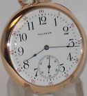 Waltham Solid Absolutely 14k Yellow Watch Amazing Gold Pocket