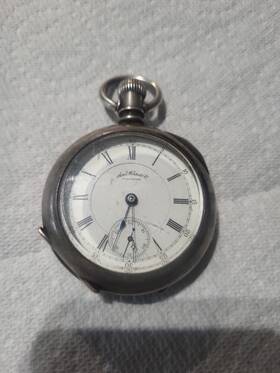 Waltham Tj154 1887 Grade 1 Coin Silver Pocket Watch..2733250