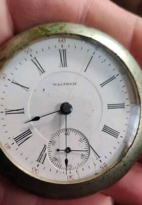 1902 Waltham W257 P. S. Bartlett 17 Jewel Pocket Watch C. For Restoration