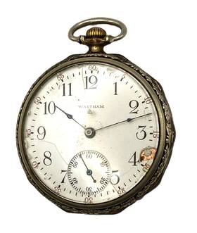 Waltham Watch Company 14683098 Vintage 1905 Pocket #14683098 Grade No. 620 Illinois Case