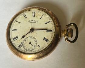 6946710 Waltham Watch Company 1883 15j 18s Open Face Pocket 10k Gold Filled Case Not Running