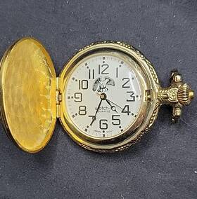 Mln-3216 Watch-it Quartz Mln3216 Japan Pocket New Battery Runs Great In Vgc