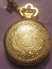 Watch Pocket Ladies 17 Gold Swiss Jewels Tone Majestine Filagree Vintage