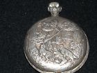 Watch Sold Marcel Hunting Scene Working Pocket