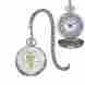 Wchp38-855 Montana Silversmiths Antique Style Pocket Watch Silver Gold With Three Crosses