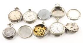 Lot-va-15 Westclock Americus Va-15 Westclox Dollar Pocket Watches Parts
