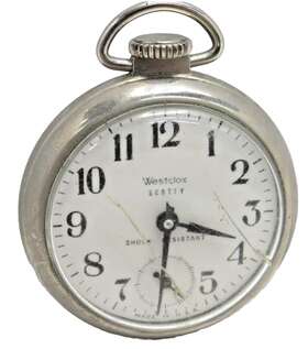 Jl2-1 Westclox Antique / Vintage Pocket Watch Scotty Us Parts Repair