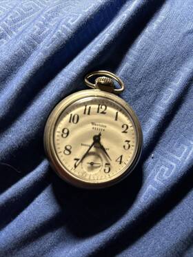 Sc-7a Westclox Vintage Scotty Pocket Watch - Wind Up