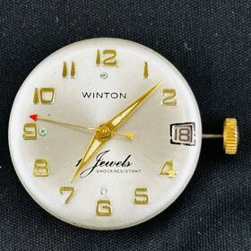 R614 Winton Watch Co Vintage Mjwc 17 J Bad Balance Stem