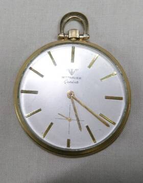 2962-16w Wittnauer Geneve Vintage 10k Gold Filled Pocket Watch 17 Jewel Swiss Nice