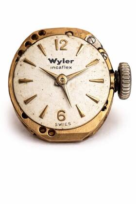 Ml-70 Wyler Incaflex Rare Swiss 17 Jewel Ladies Watch Movement