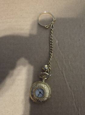 19936 Zawato Quartz Full Hunter Yellow Gold Pocket Watch Roman Numerals Chain