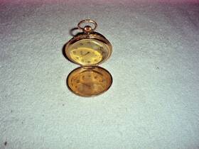 43838 Zentra Gold Filled Waltz Double 20 Mikron Garantie Pocket Watch