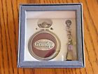Zrt15001f8 Kohls Mens Burnished Gold Tone Grandpa Chain Pocket Watch New
