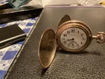 Pocket Watch Elgin Cal 286 Engraved Hunter Multicolor Case 1905 7 Jewels 6S. Fixed Price $250.00.