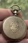 Antique Louis Jacot Locle Coin Silver Pocket Watch As For Parts Repairs. Fixed Price $65.00.