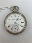 Vtg Elgin Grade 172, 18S, Model 5, 7J, Usa, Trade Mark Flip Case, Running. Fixed Price $145.99.
