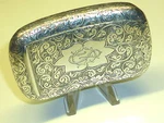 Vintage 925 English Sterling Silver Tobacco Case - Snuff Box 1902 Birmingham. Fixed Price $537.74.