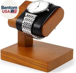 Solid Wood Watch Display Stand T-bar Holder Organizer For Men. Fixed Price $39.57.