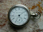 1899 Hampden Watch Co. Pocket 18S 17JEWEL.NOT Running.. Fixed Price $149.00.