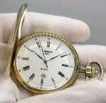 Swiss Works 48MM Tissot Quartz Pocket Watch Savonnette Men's Date Roman Dial. Fixed Price $349.99.