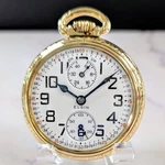 1934 Elgin B.w. Raymond Pocket Watch 16S Railroad Grade 506 Lever 21J Up Down. Fixed Price $2550.00.