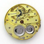 Union Horlogere Sa Swiss 20 Ligne Pocket Watch Movement & Enamel Dial Ca. 1900'S. Fixed Price $34.00.