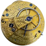 Antique 42.5MM Jn. Johnson Liverpool Key Wind Fusee Pocket Watch Movement. Fixed Price $56.50.