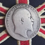 1902 King Edward Vii Half Crown Solid Silver London England Great British Old. Fixed Price $107.47.