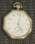 1921 Elgin Grade 303 Model Octagon Pocket Watch Gold Filled Engraved Case. Fixed Price $195.00.