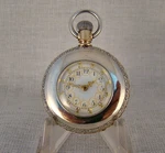 131 Years Old Waltham Multicolor Coin Silver Fancy Dial Great Pocket Watch. Fixed Price $325.00.