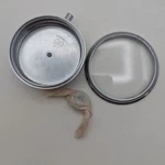 Elgin 8 Day Pocket Watch Case Nickel W/ Bezel Glass & Crown 59.25MM Id. Fixed Price $50.00.
