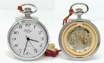 Perseo Ferrovie Mechanical Montre Caliber Eta 2801-2 Clock Pocket Watch. Fixed Price $235.65.