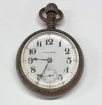 South Bend Pocket Watch, 1907, Model 15 Jewel, Grade 331, Faheys Oresilver. Fixed Price $130.00.