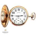 Illinois Hunting Hunter Basch & Co Pocket Watch Gold Filled C.1917 - Serviced. Fixed Price $685.00.