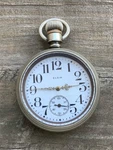 Elgin Mod 7 Gr. 291 Sz 16S Illinois Co Nickel Pocket Watch Screw Back Case. Fixed Price $123.95.