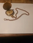 Vintage Colibri Goldtone Quartz Pocket Watch Chain. Fixed Price $24.00.