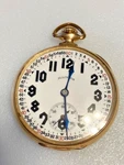 17SIZE Illinois Sangamo Special 23J 14K Gf Pocket Watch. Fixed Price $750.00.