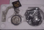 Franklin Mint Pocket Watch, The Official Wolf By International Center. Fixed Price $69.00.