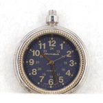 S Milan Quartz Pocket Watch MLN1101A 12/24 Hour Blue Dial Japan Movement. Fixed Price $23.70.