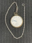 Vintage Elgin Pocket Watch Gr. 291 Mod. 7 & Silver Tone Chain 13 For Repair. Fixed Price $94.50.