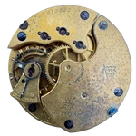 Antique 16S 1893 Hampden 11J Hunter Pocket Watch Movement 110 (in Flag) Usa. Fixed Price $56.50.