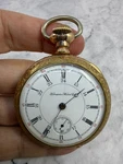Hampden Gold Pocket Watch Company Serial Movement #970953 Wound Tight. Fixed Price $2900.00.