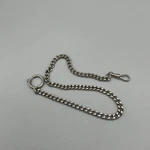 Pocket Watch Chain Stainless Steel Silver Spring Swivel Fob Clip Holder. Fixed Price $22.49.