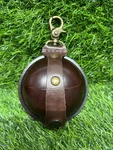 Steam Punk ? 3D Round Brown Leather Coin Money Purse Pouch Pocket Watch Case 1A. Fixed Price $24.99.